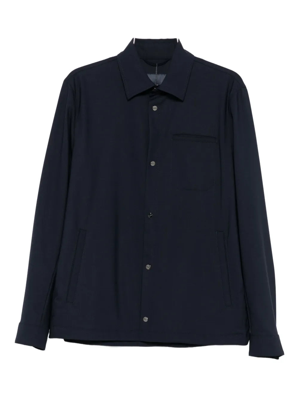 chaqueta con bolsillos abotonados
