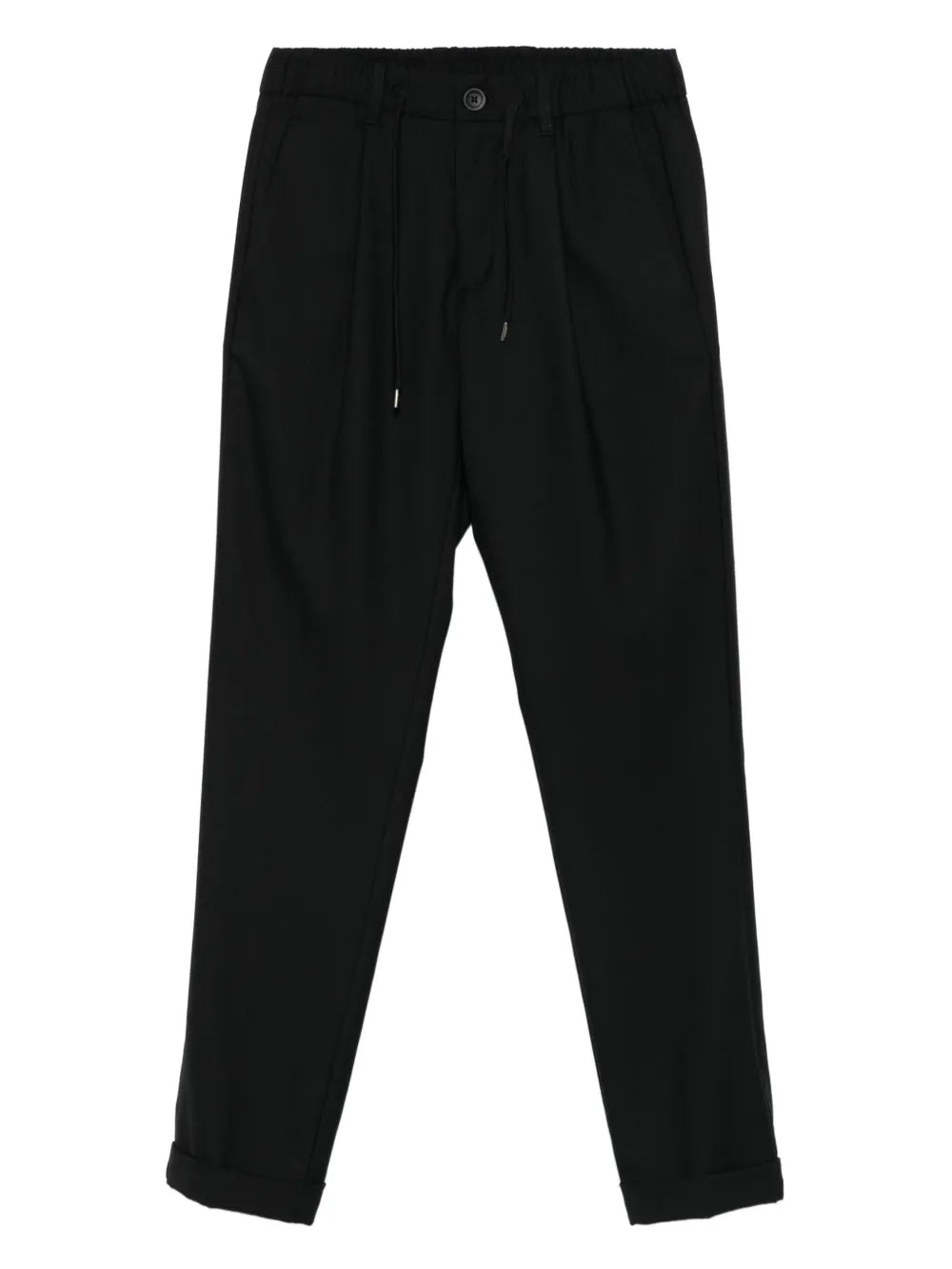 pleated drawstring trousers
