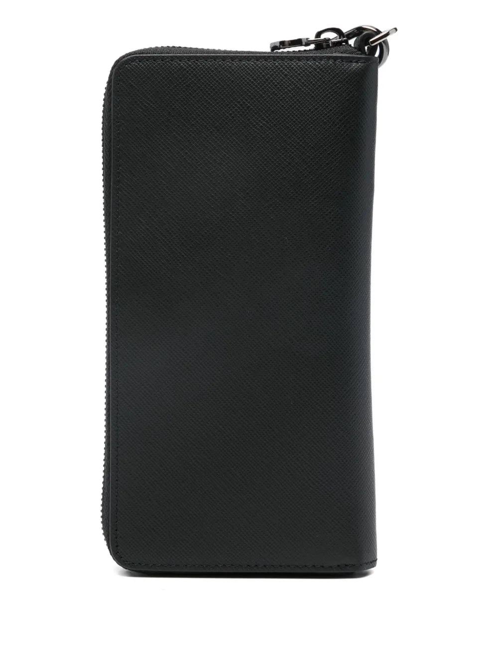 zip-around leather wallet