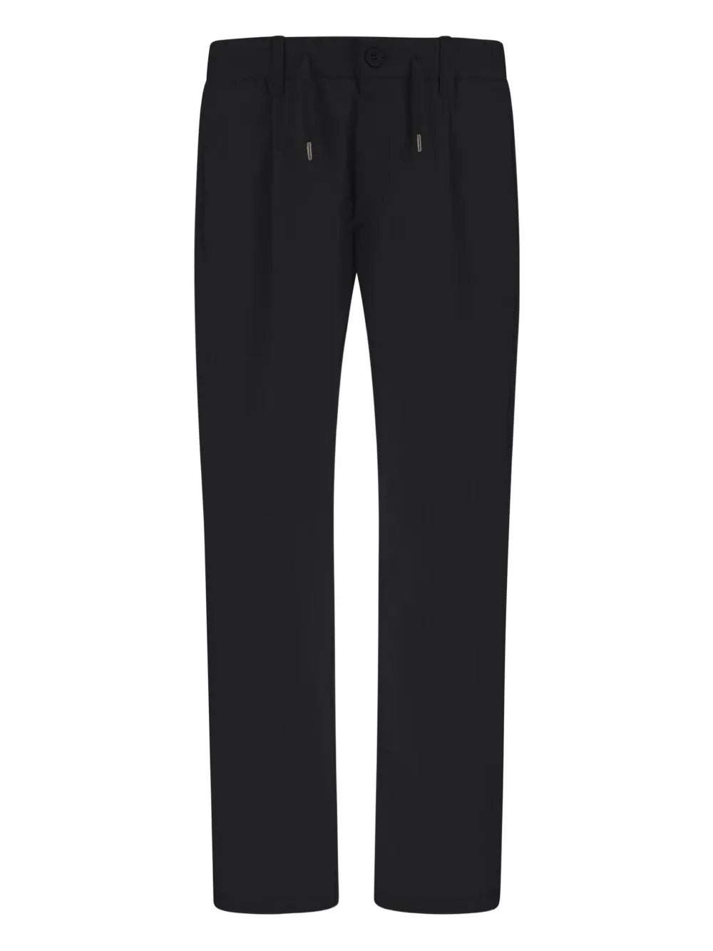 pantalones rectos plisados 