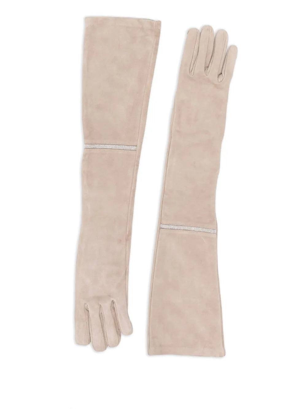 bead-embellished gloves