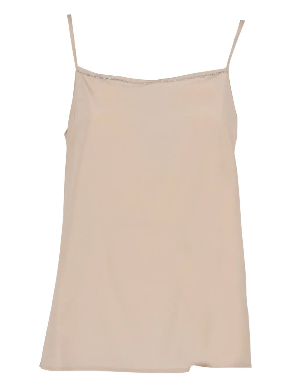 beaded-trim camisole top