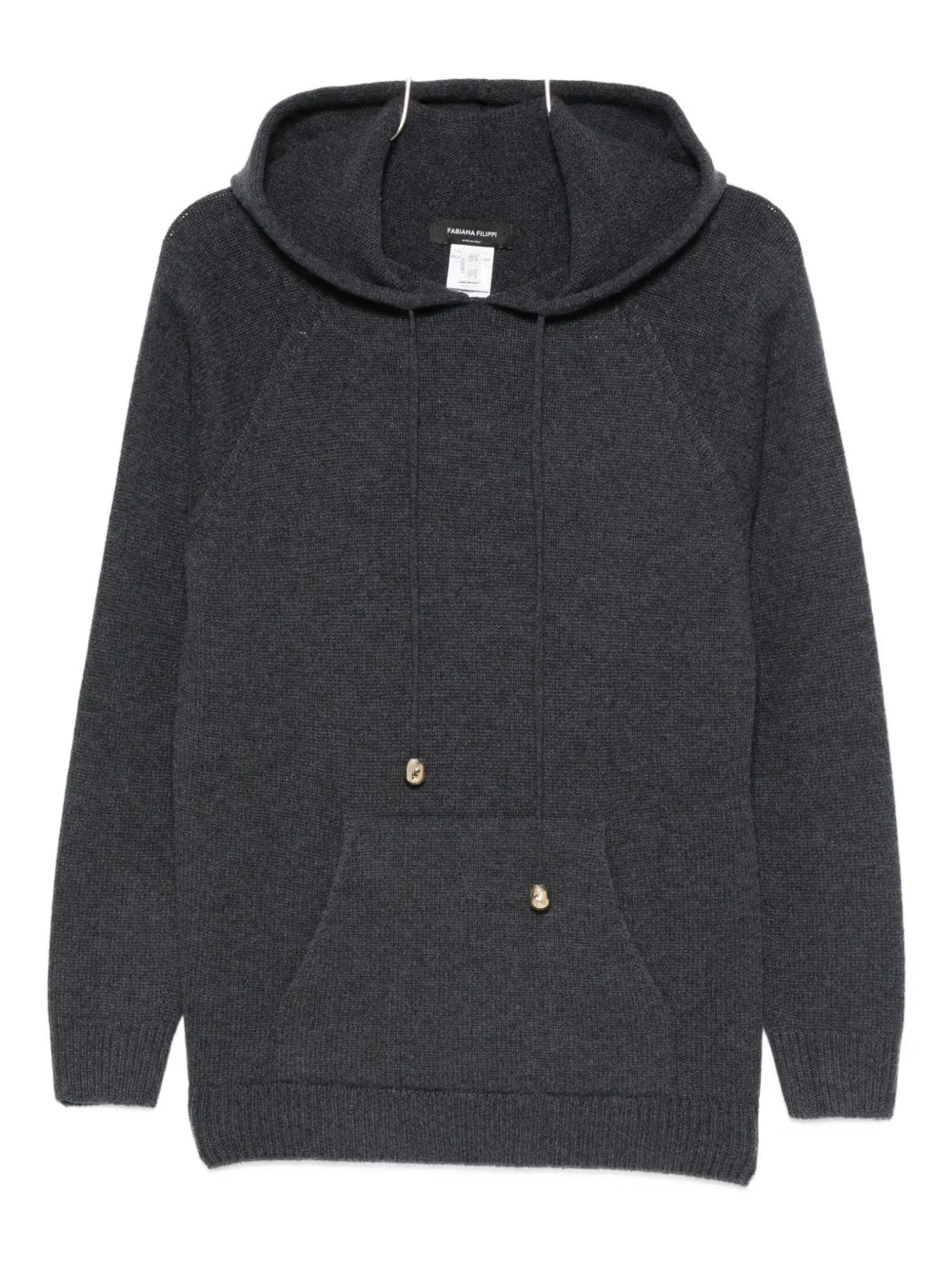 sudadera con capucha de mezcla de lana