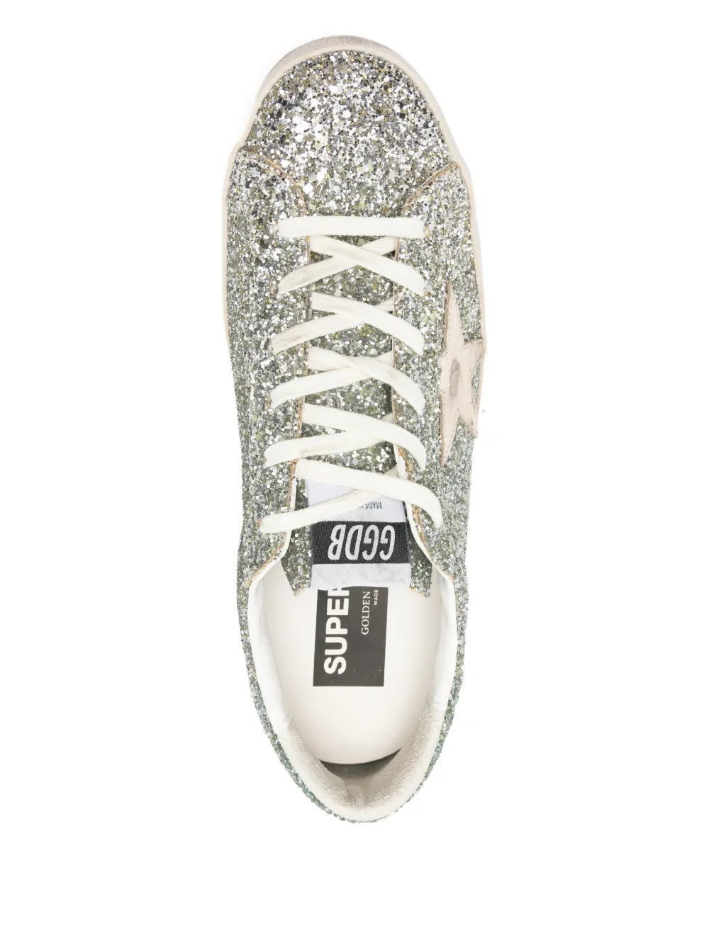 zapatillas con purpurina y detalle de estrella