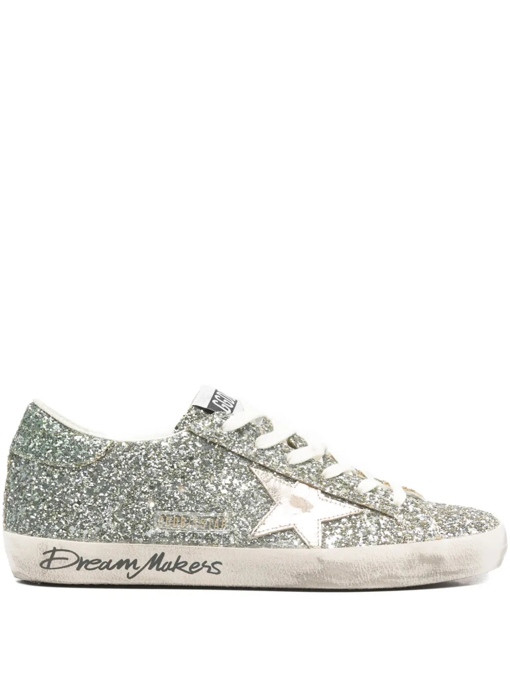 zapatillas con purpurina y detalle de estrella