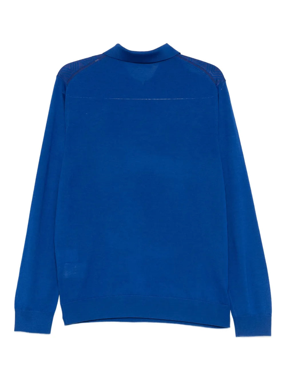 zip-fastening polo shirt