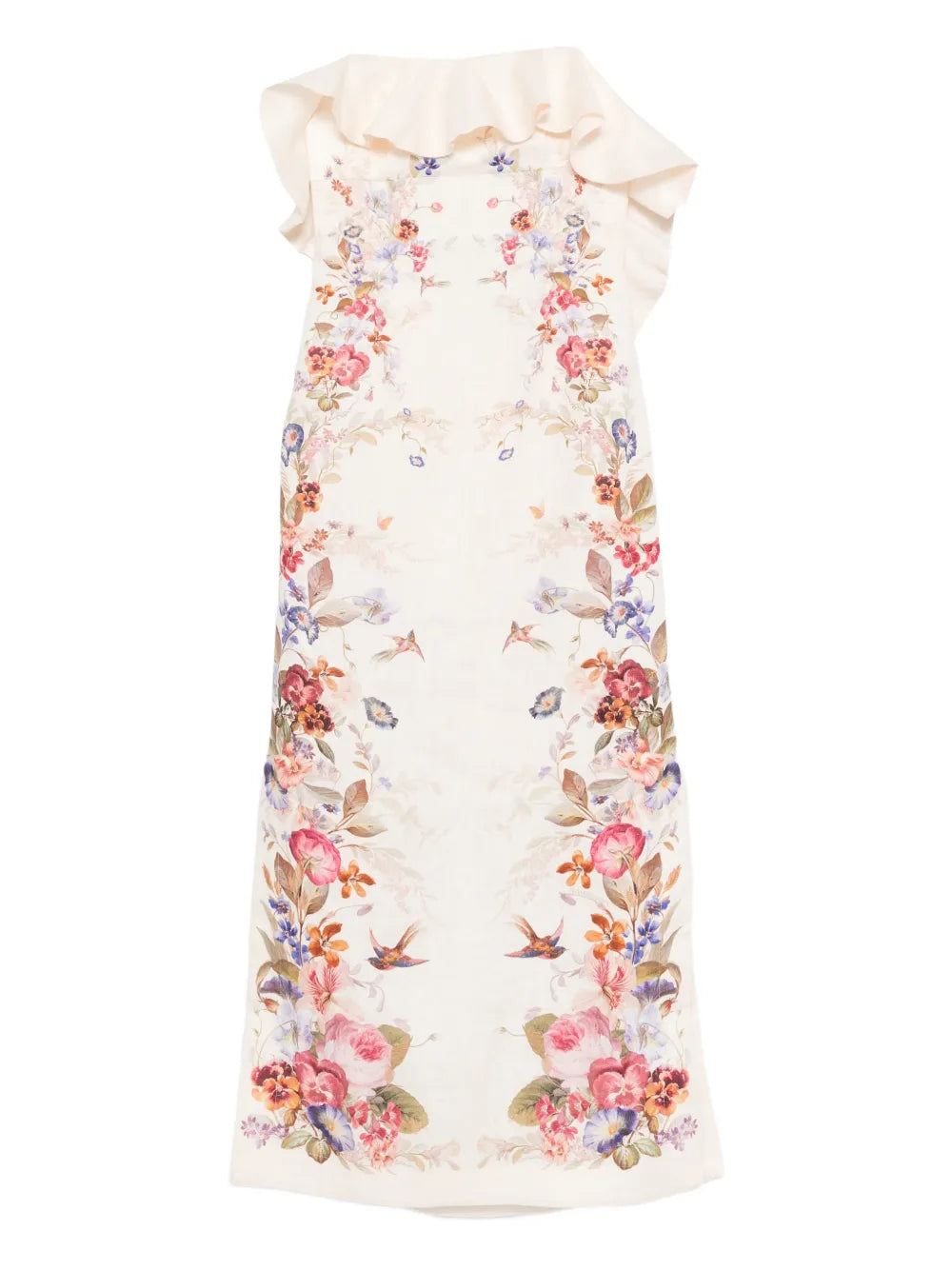 Patience Frill midi dress