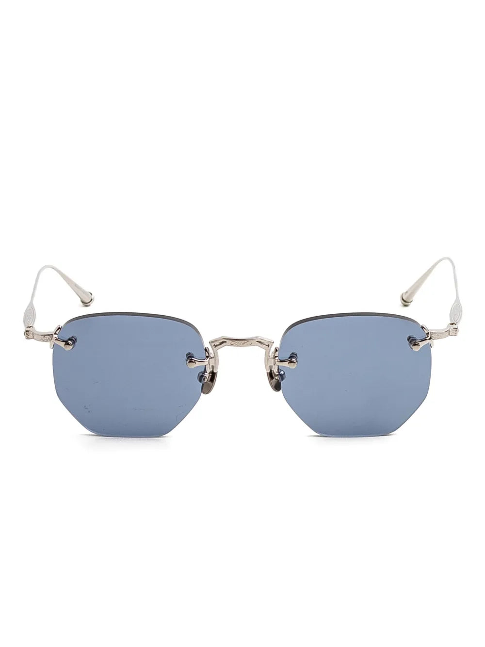 lentes de sol con armazón geométrica 