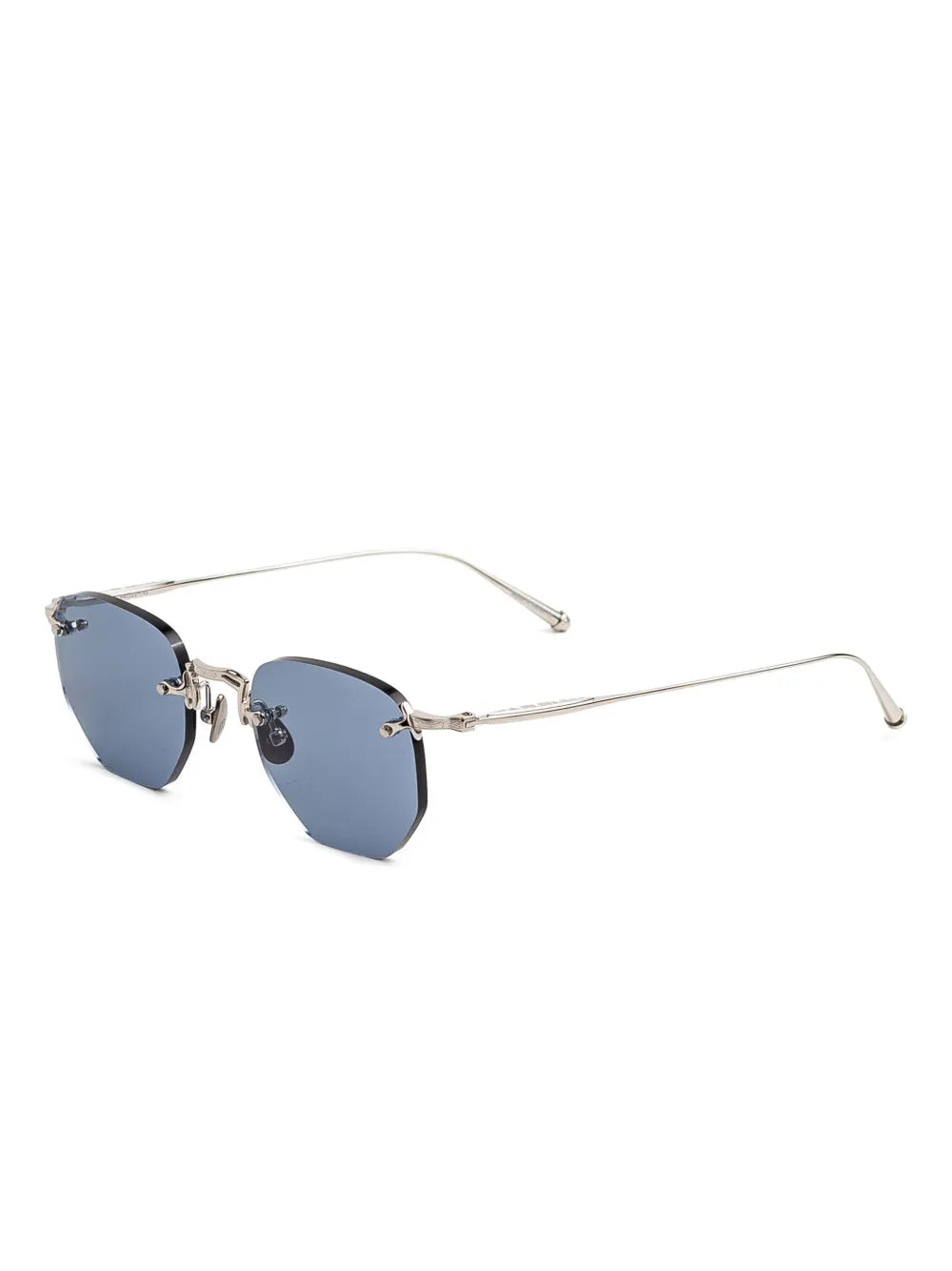 geometric-frame sunglasses