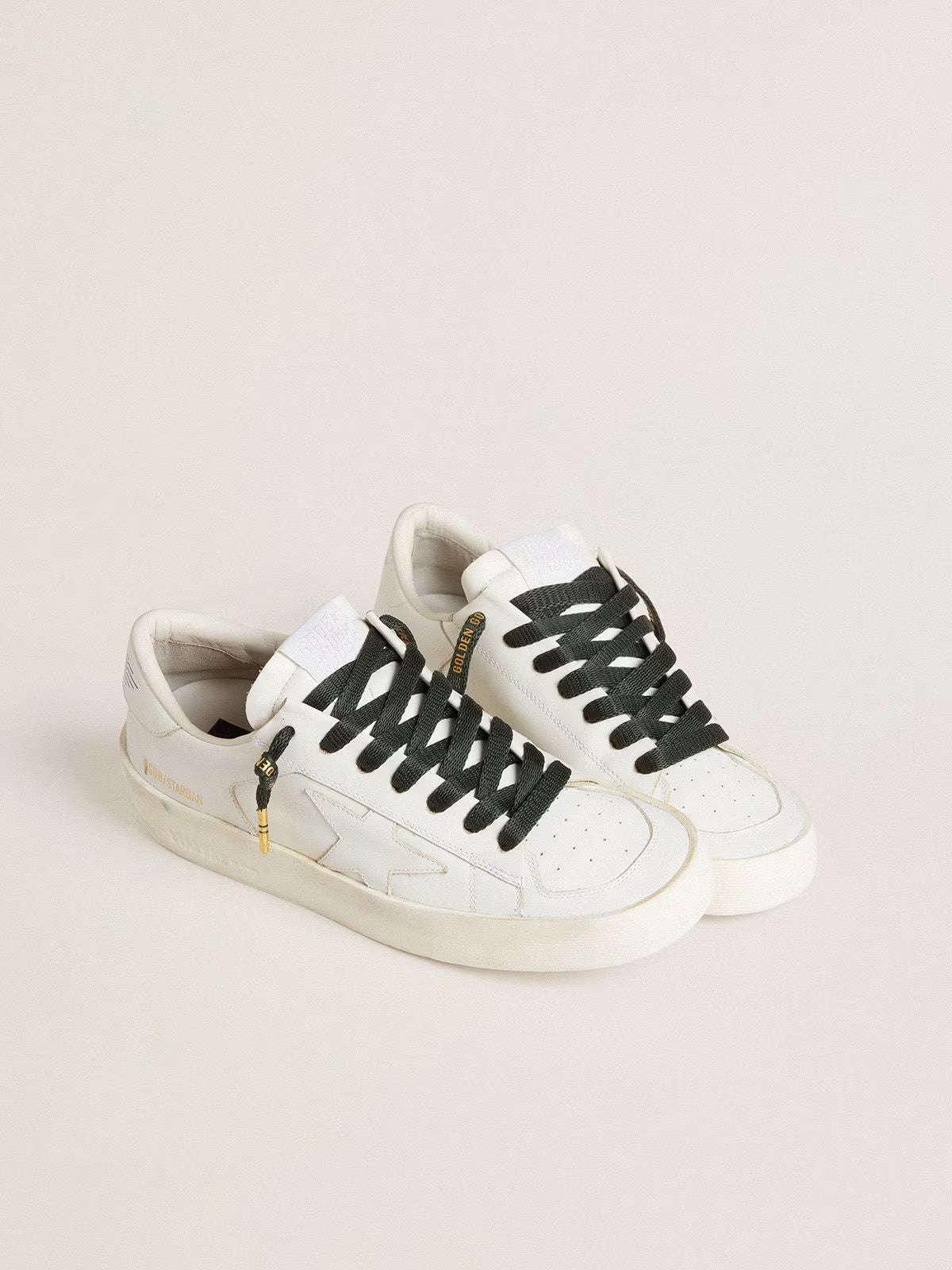 logo lettering shoelace