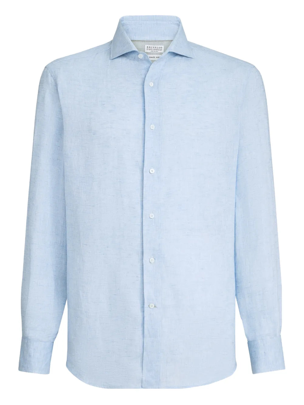 spread-collar shirt