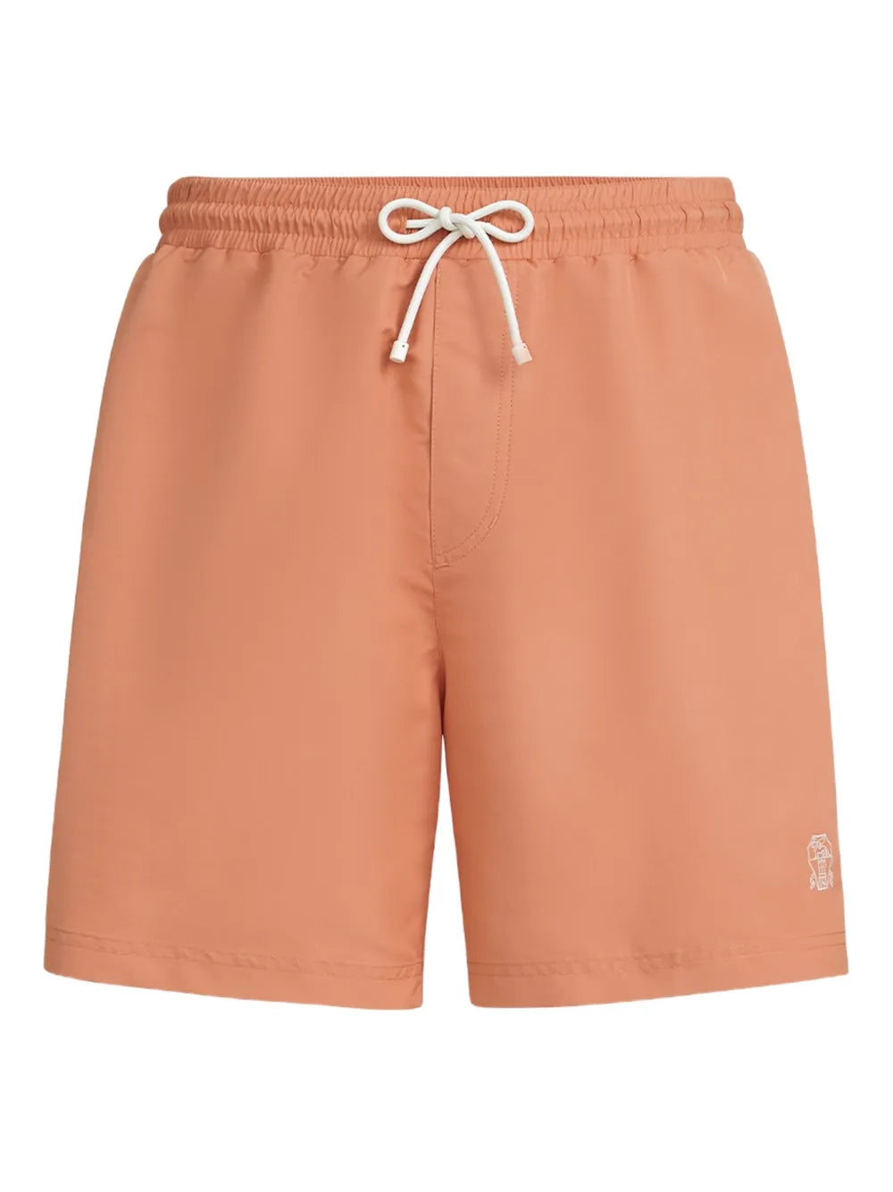 drawstring-waist swim shorts