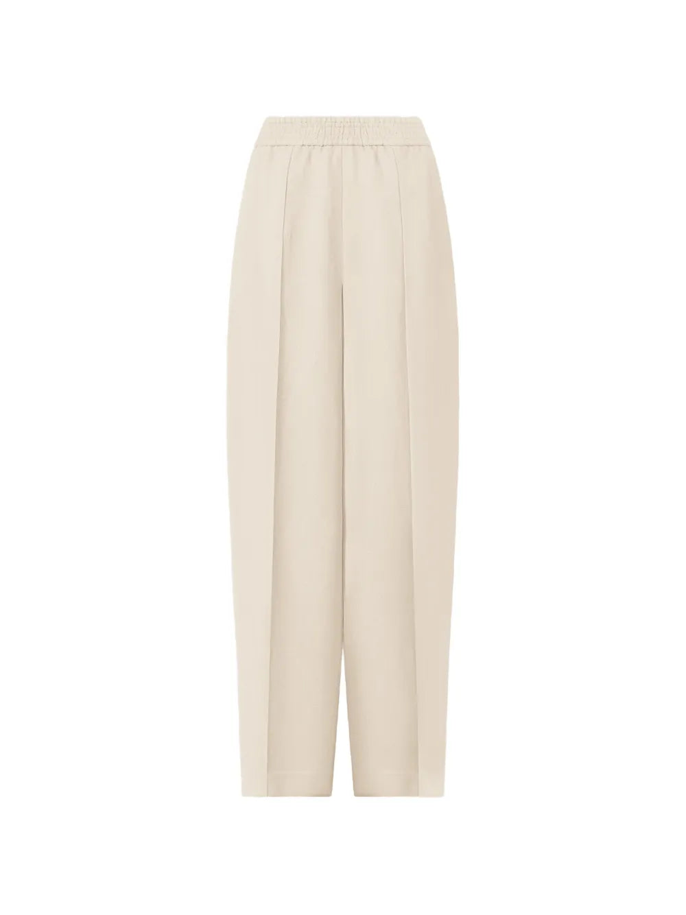 pantalones con elástico en la cintura y bolsillos