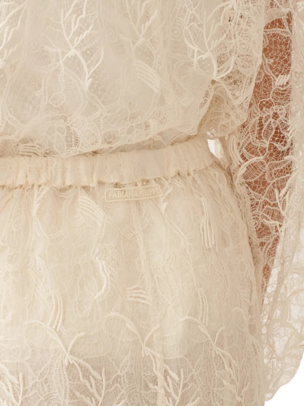 floral lace skirt