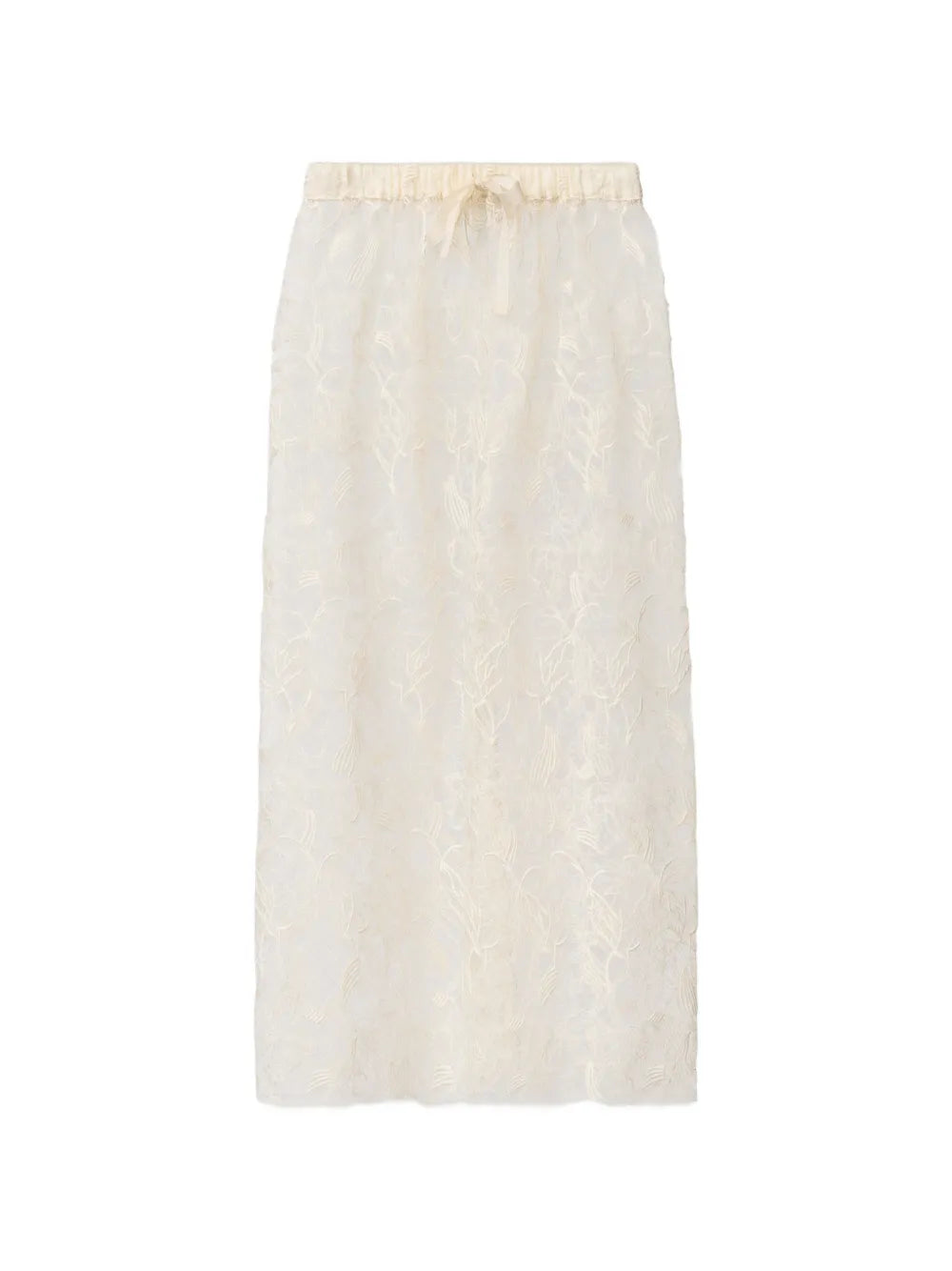 floral lace skirt