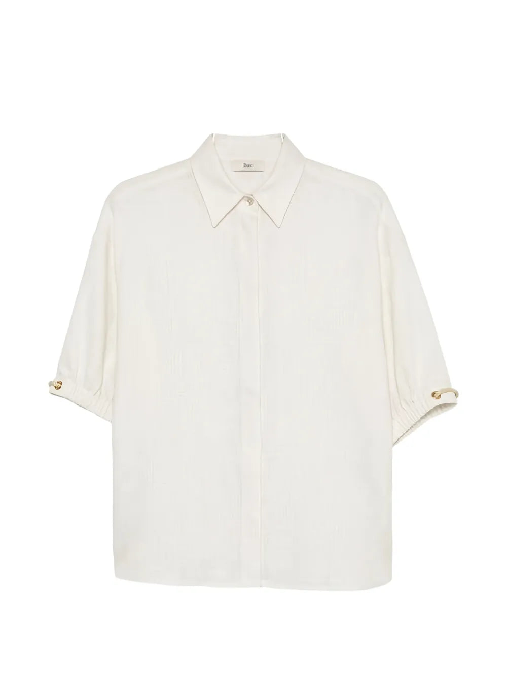 short-sleeve buttoned shirt