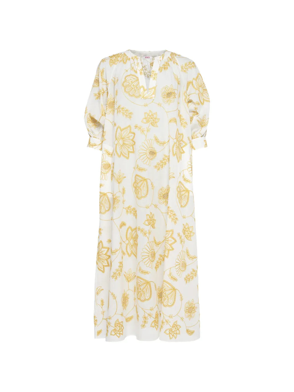 vestido con estampado floral 