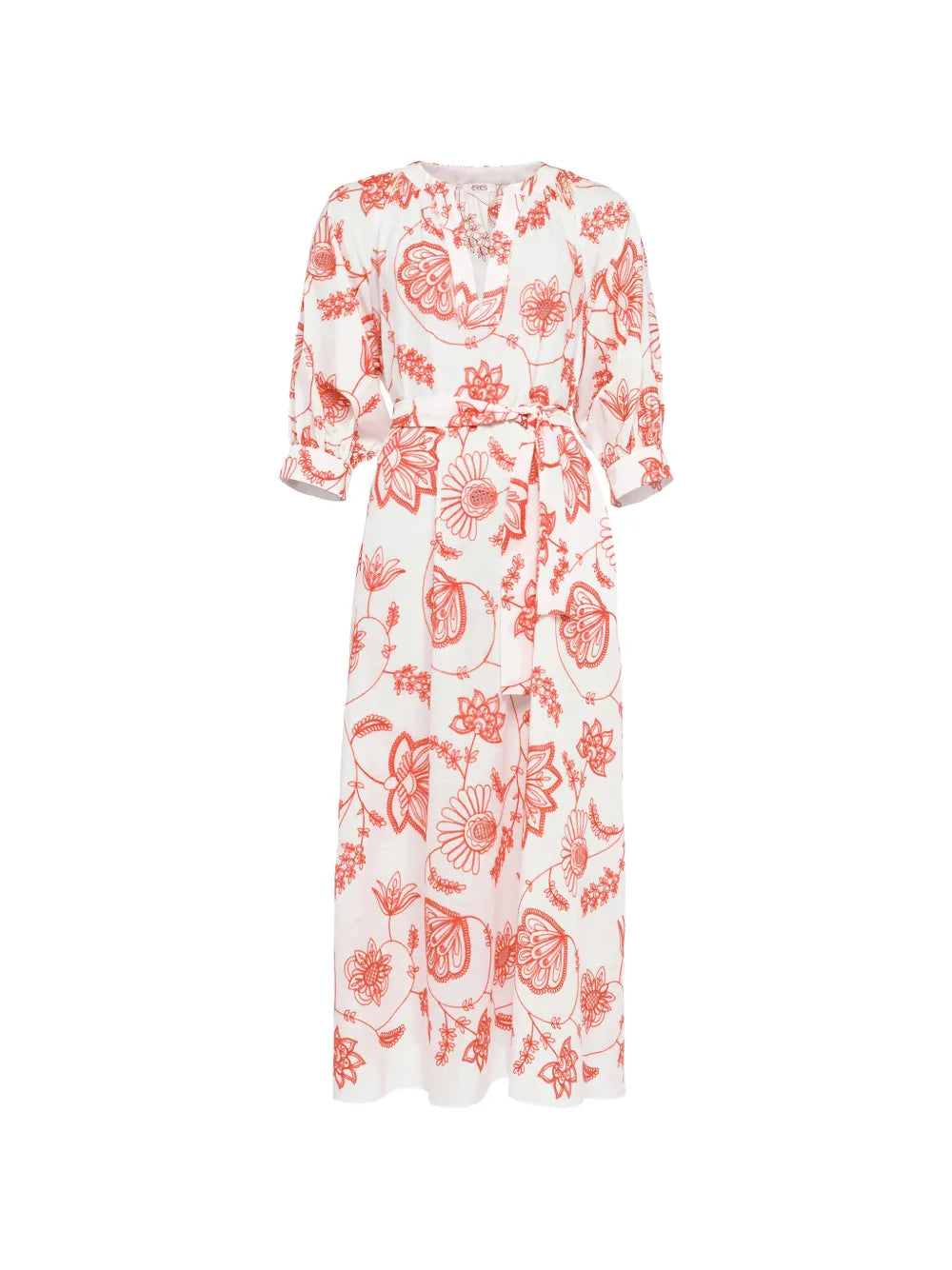 vestido con estampado floral 