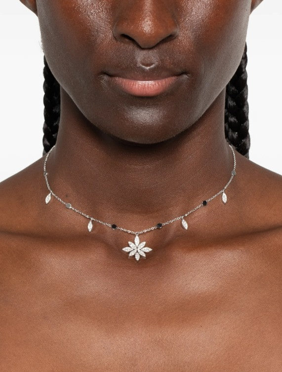 18kt white gold Ghirlanda diamond necklace