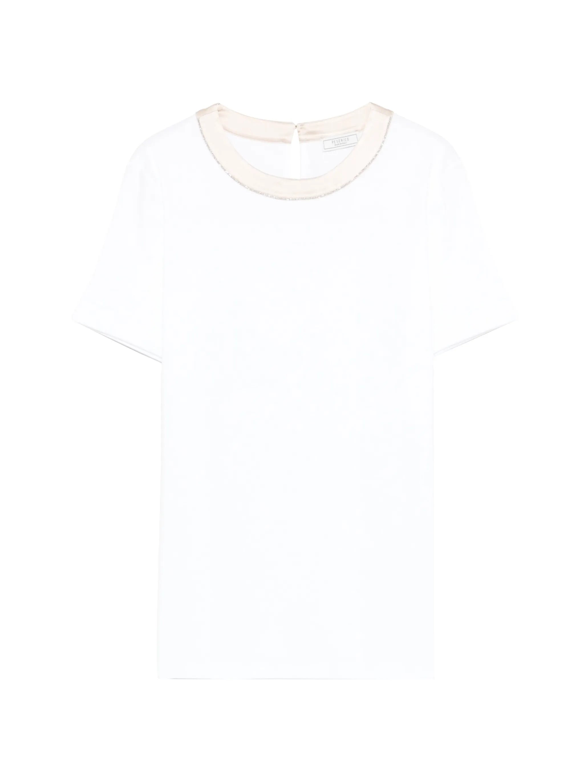 trim-detail T-shirt