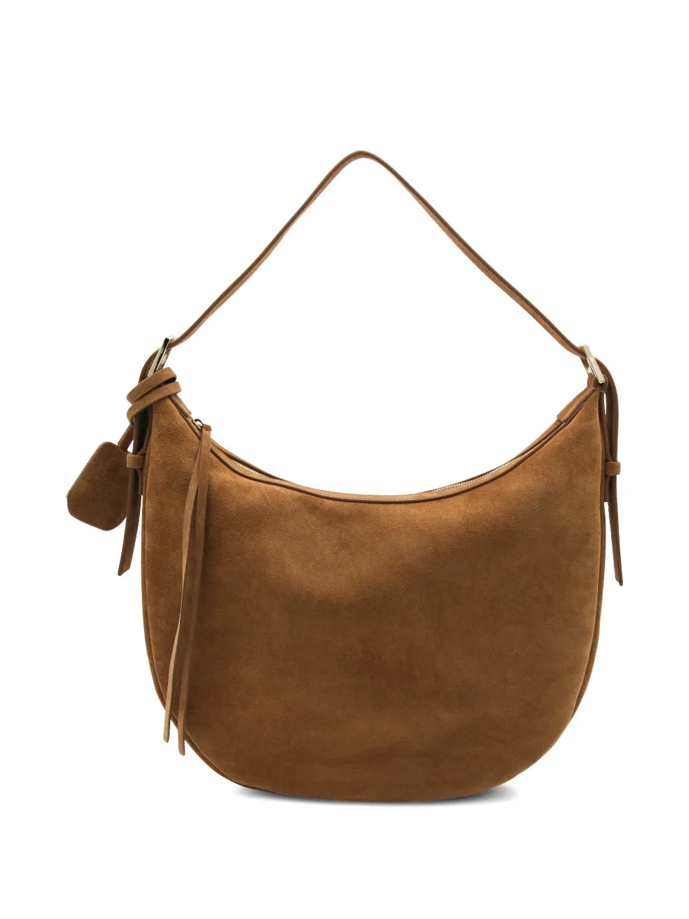 zip-fastening shoulder bag