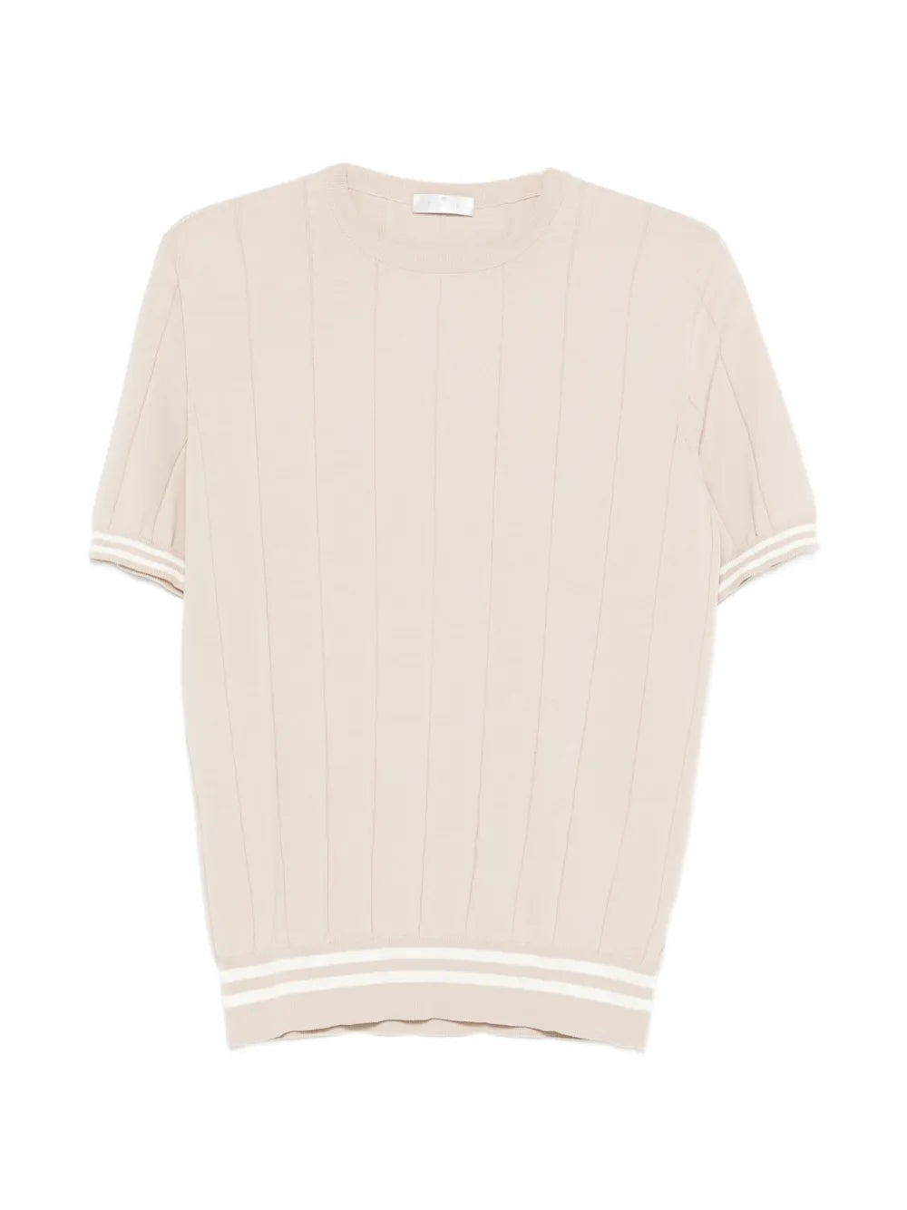 Camiseta de canalé a rayas