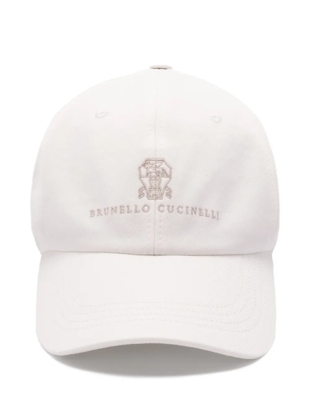 logo-embroidered peak cap