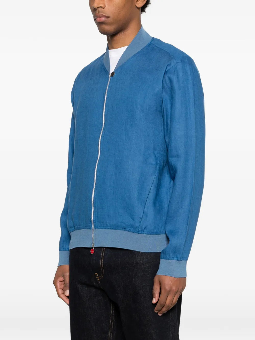 chaqueta bomber de lino 