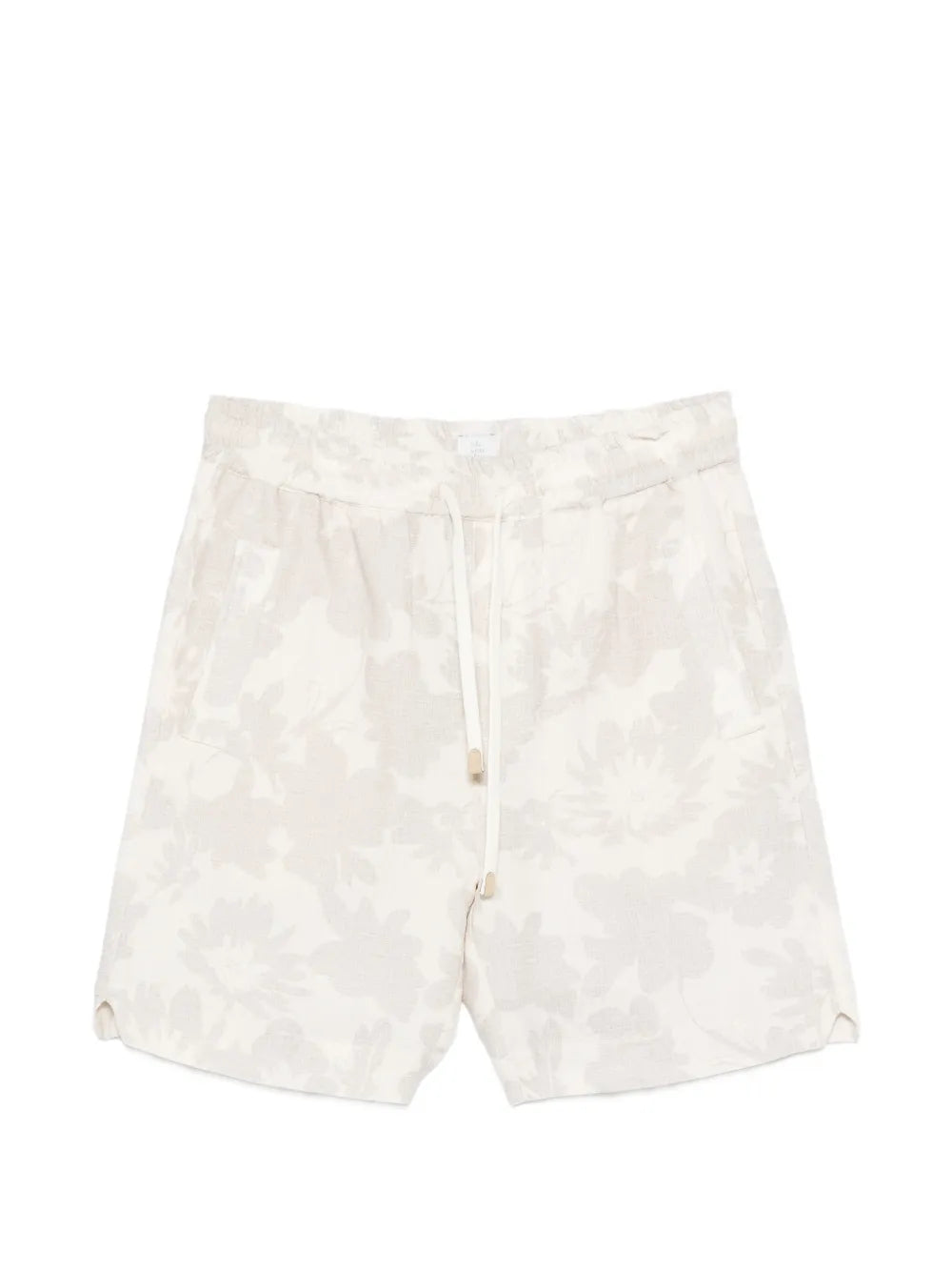 floral-print deck shorts