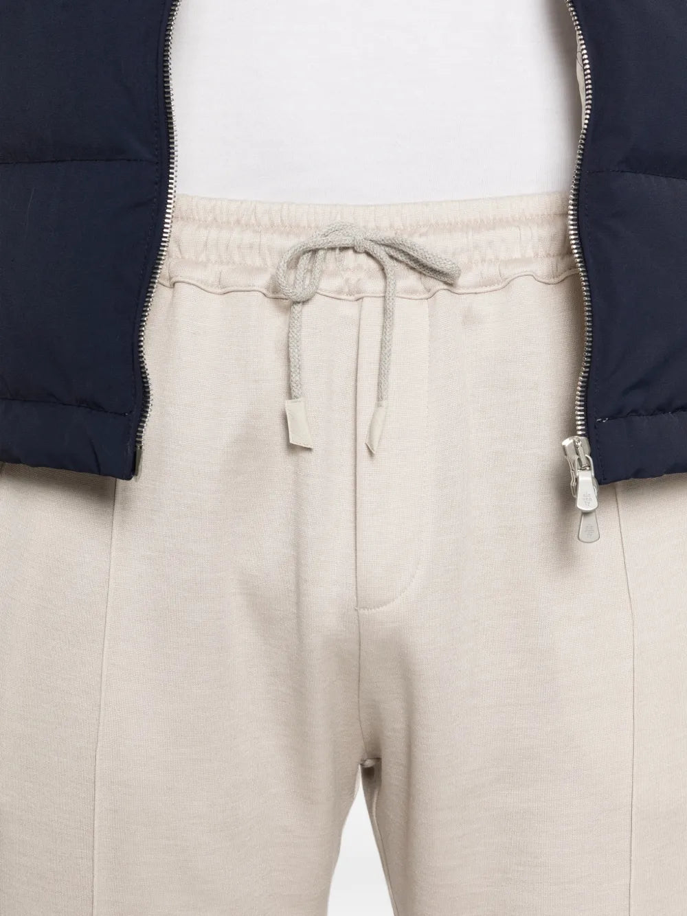 Pantalones con cordón y cremallera
