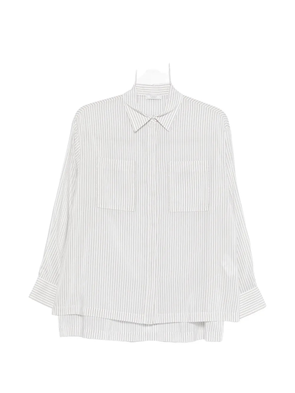 striped-pattern shirt