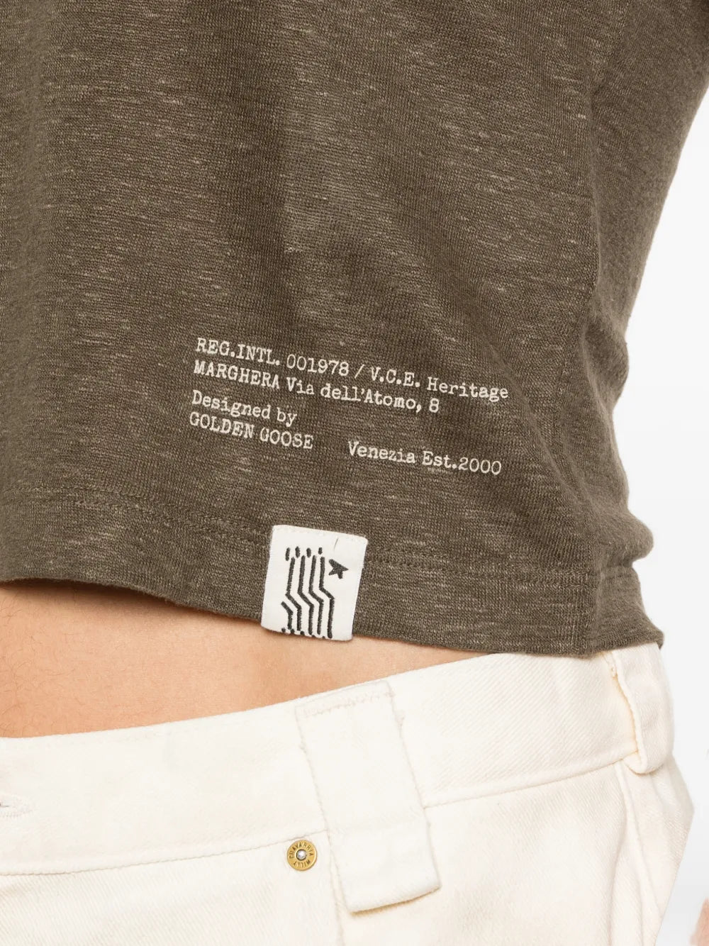 Top de tirantes Mara con estampado de texto