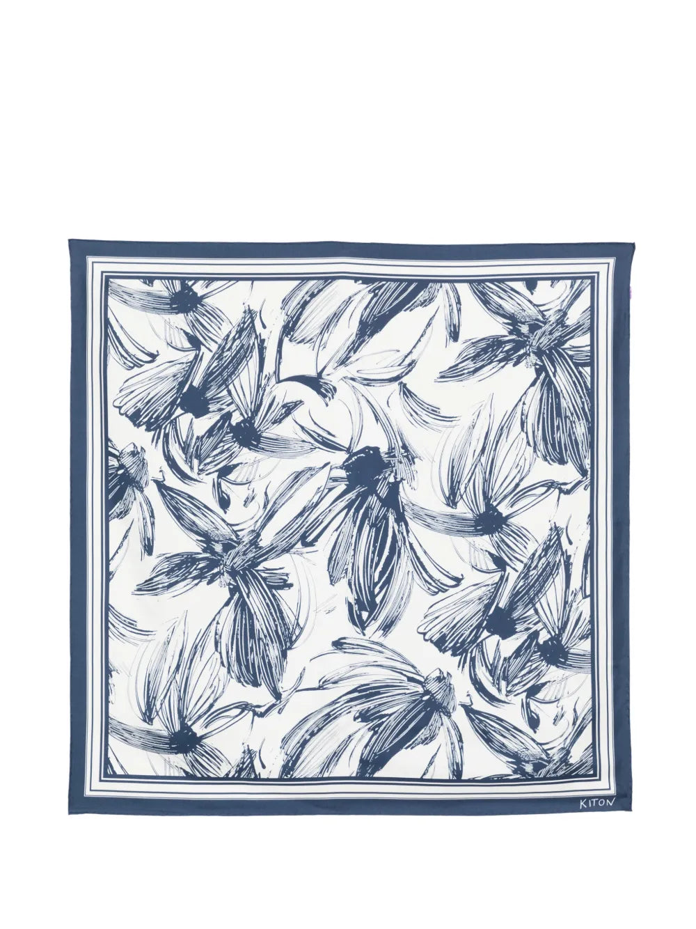 bufanda estampada de flores