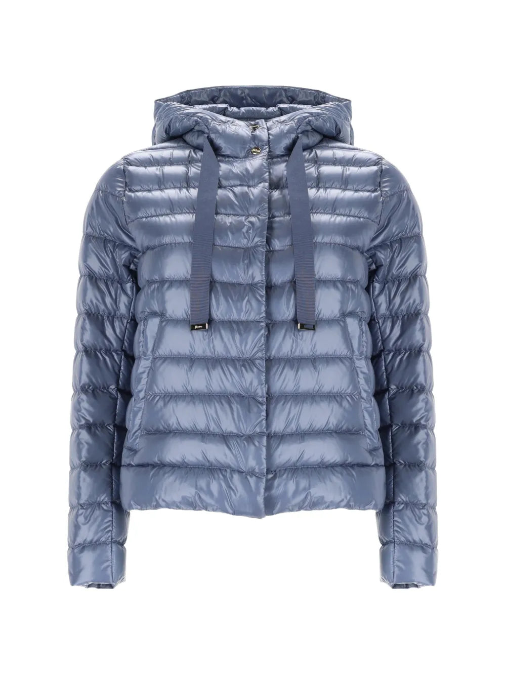 hooded quilted puffer jacket