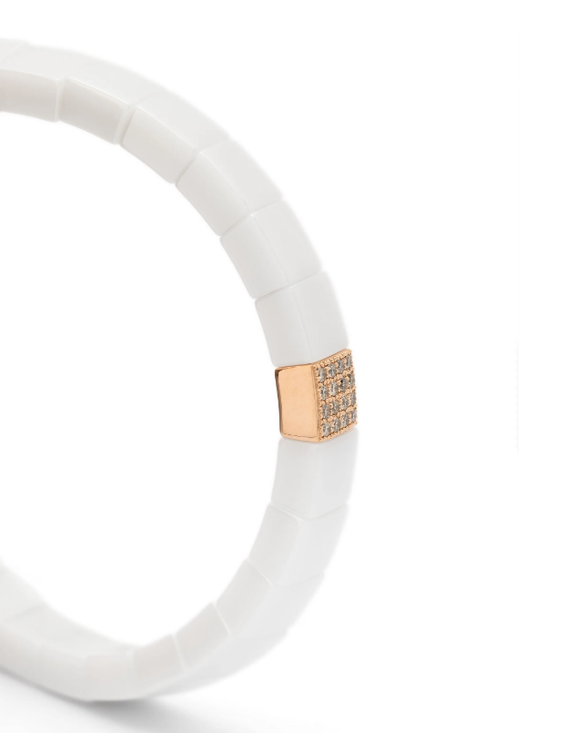 18kt rose gold diamond bracelet