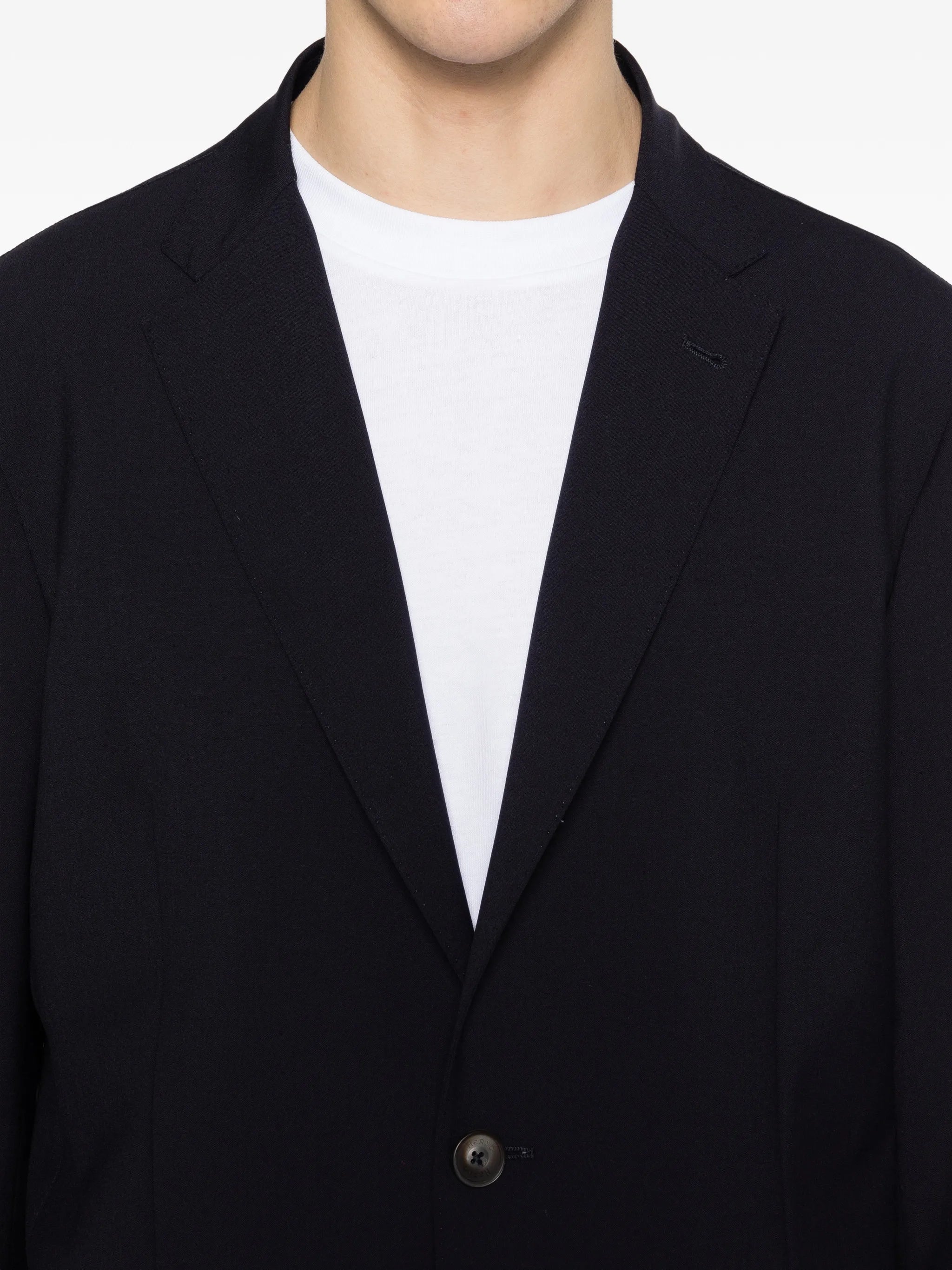 single-breasted blazer