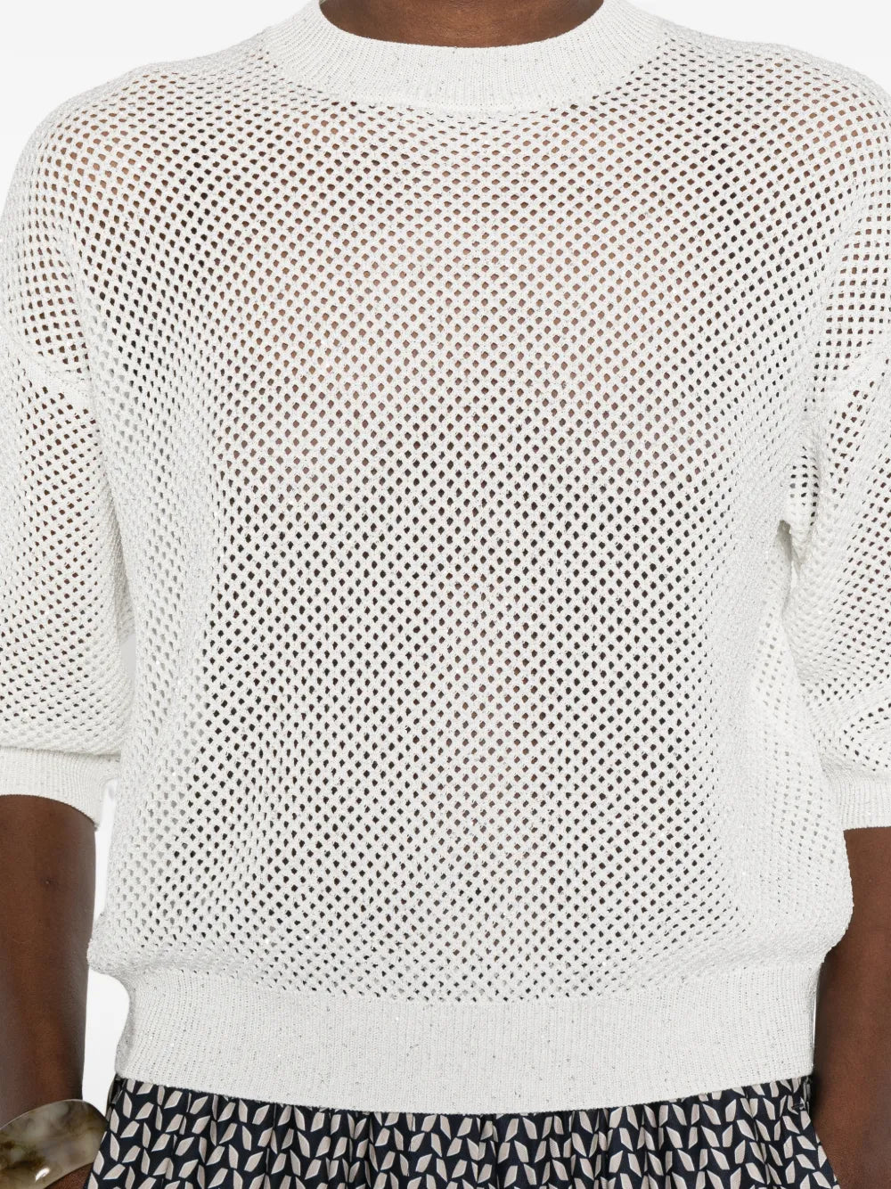 open-knit sweater