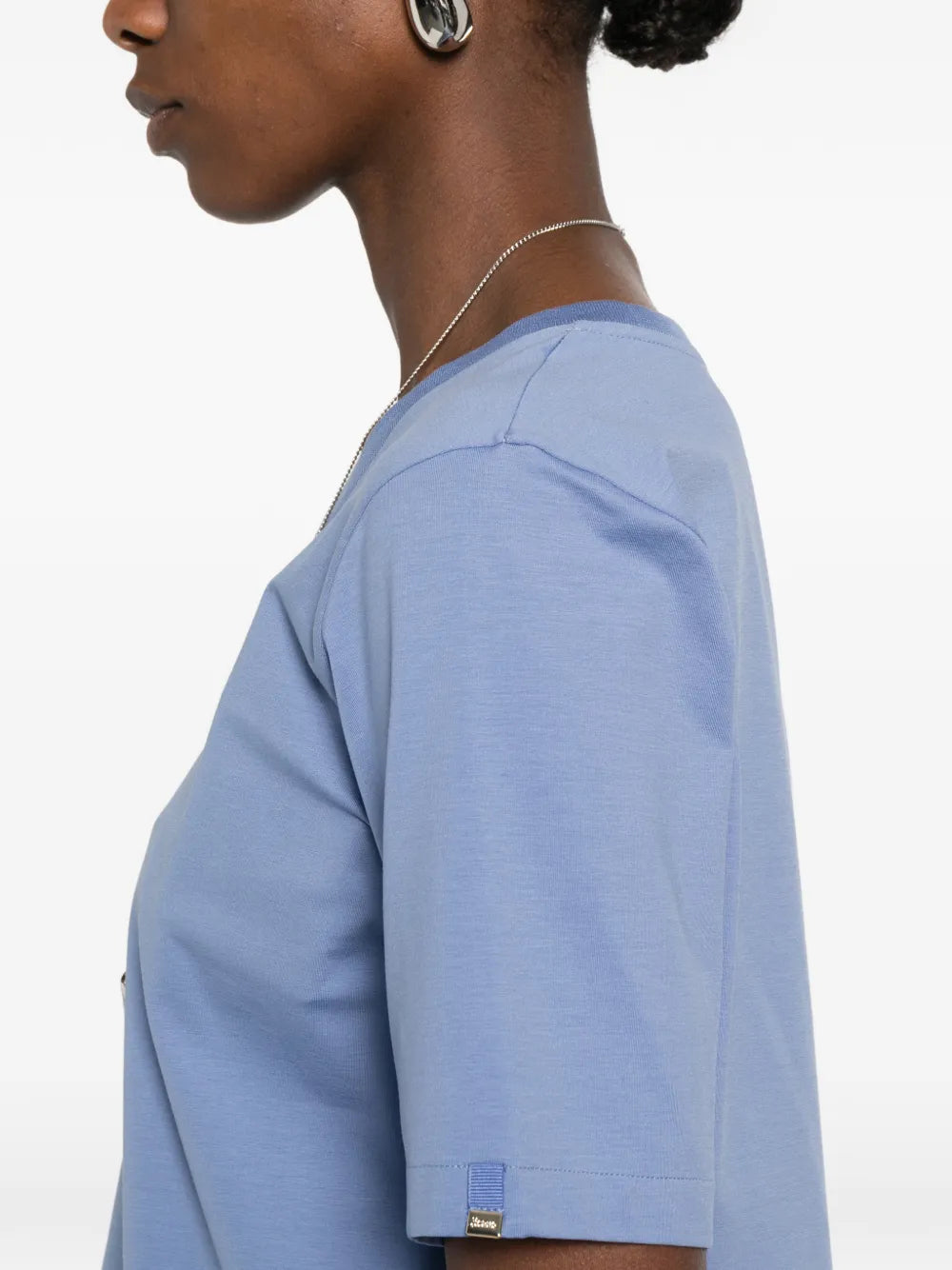 round-hem T-shirt