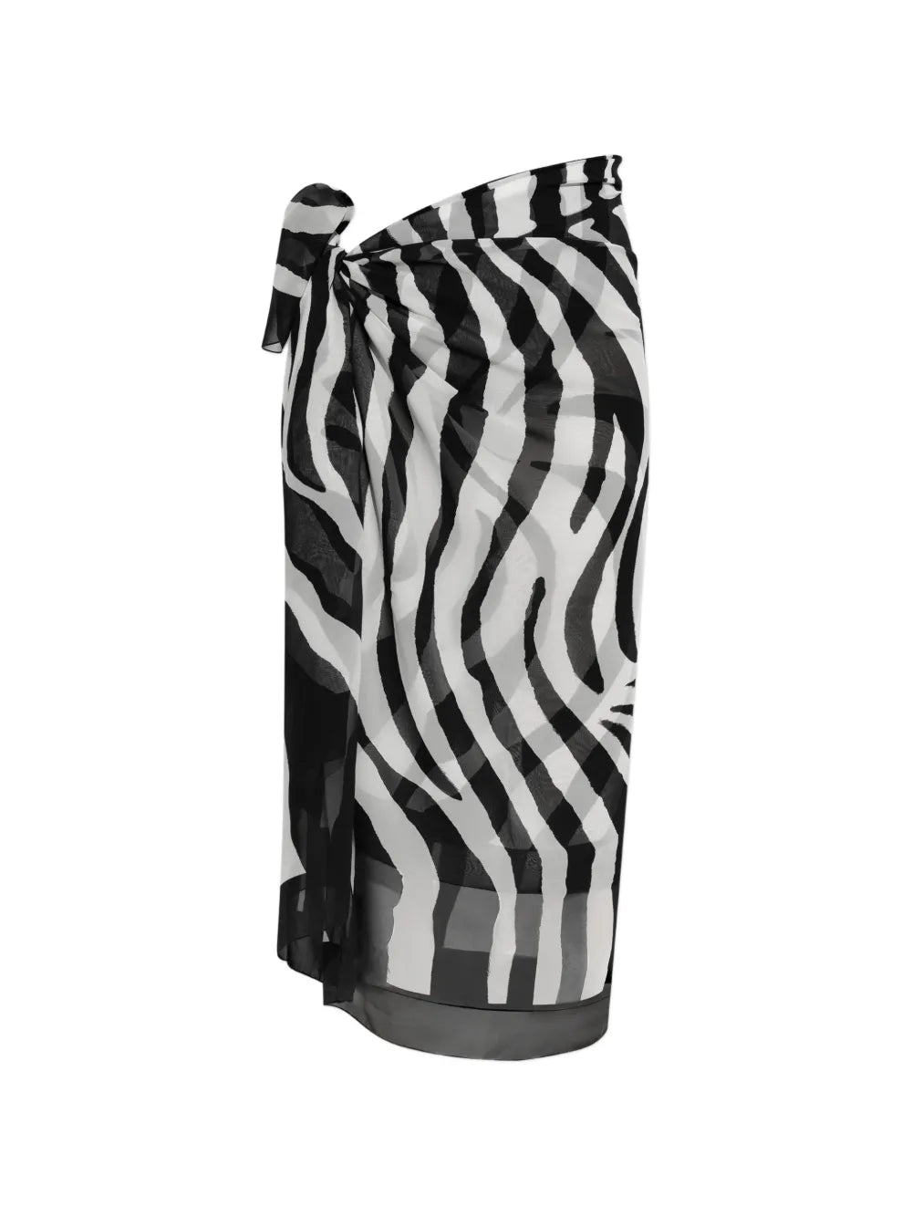 pareo con estampado de cebra