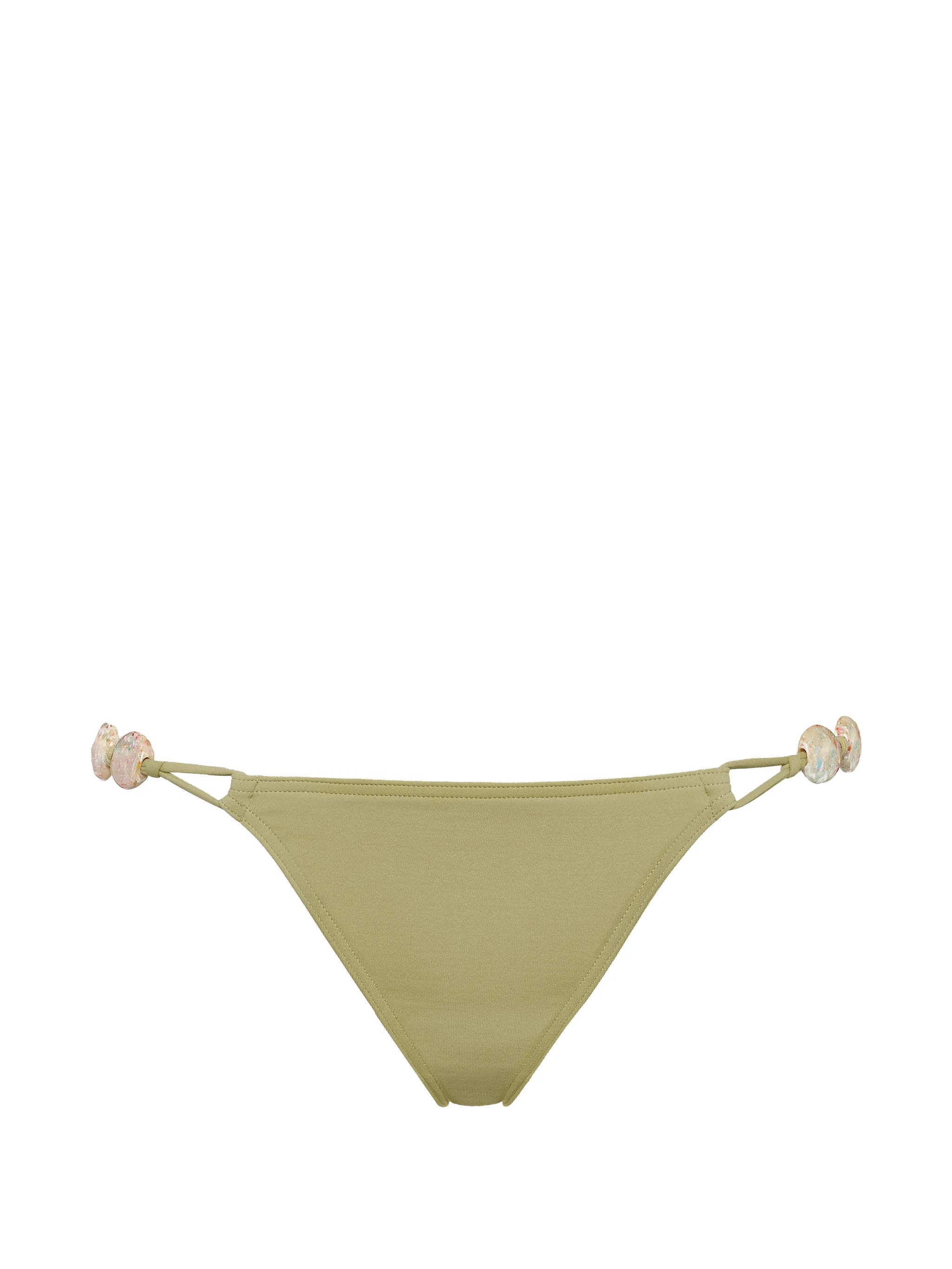 Farah thin beaded bikini bottom