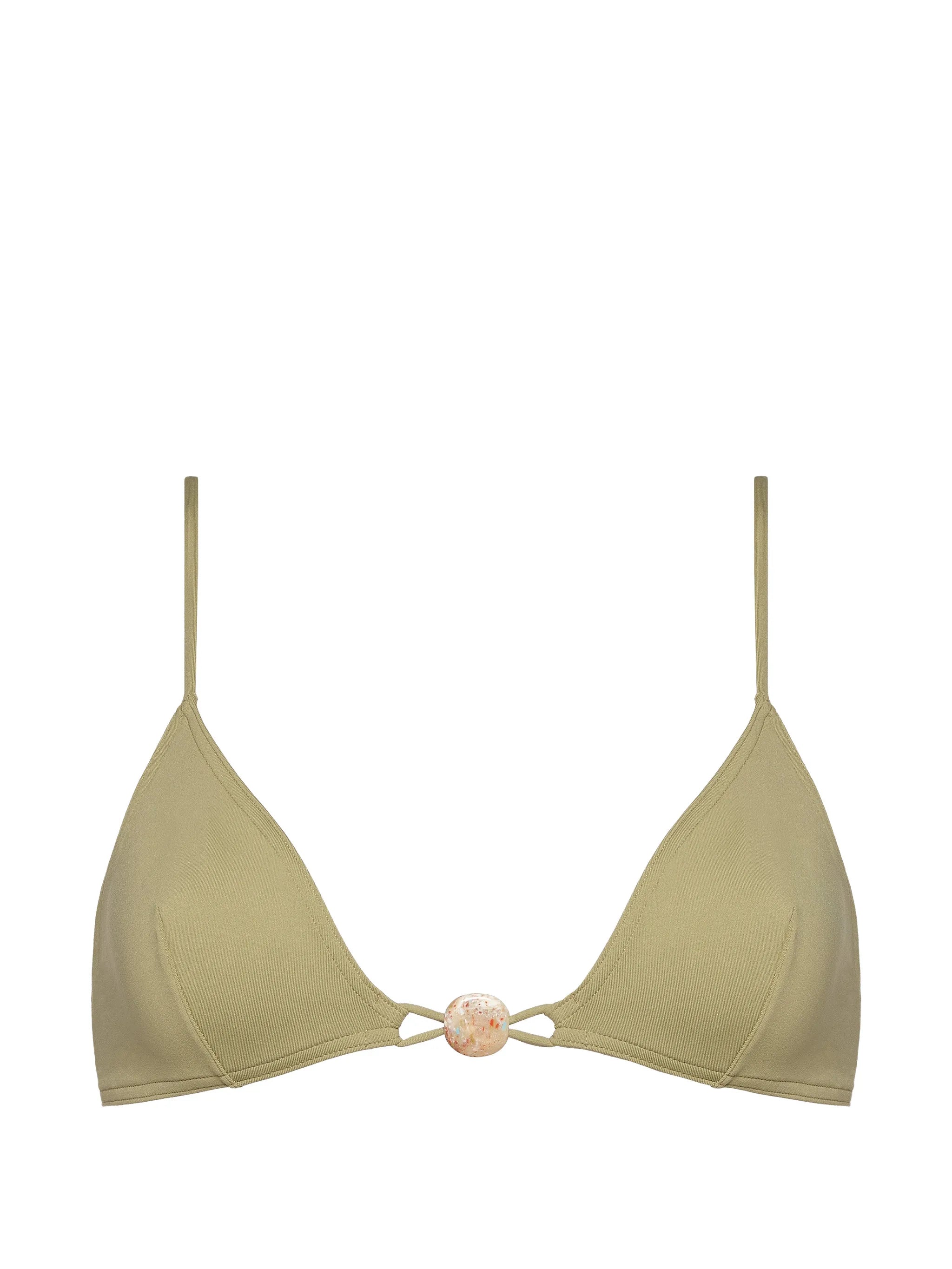 Alva small triangle bikini top