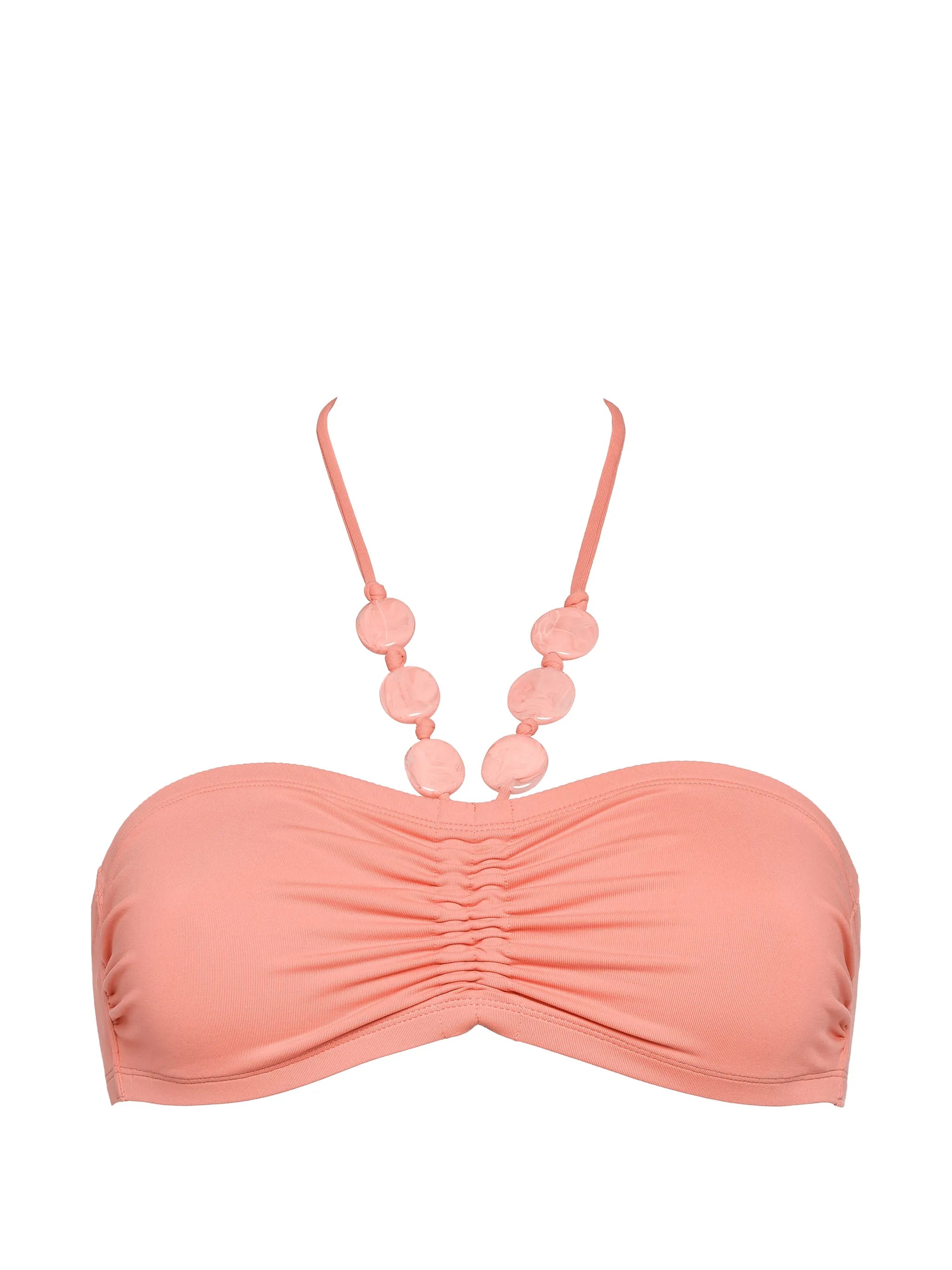 Lana beaded bikini top