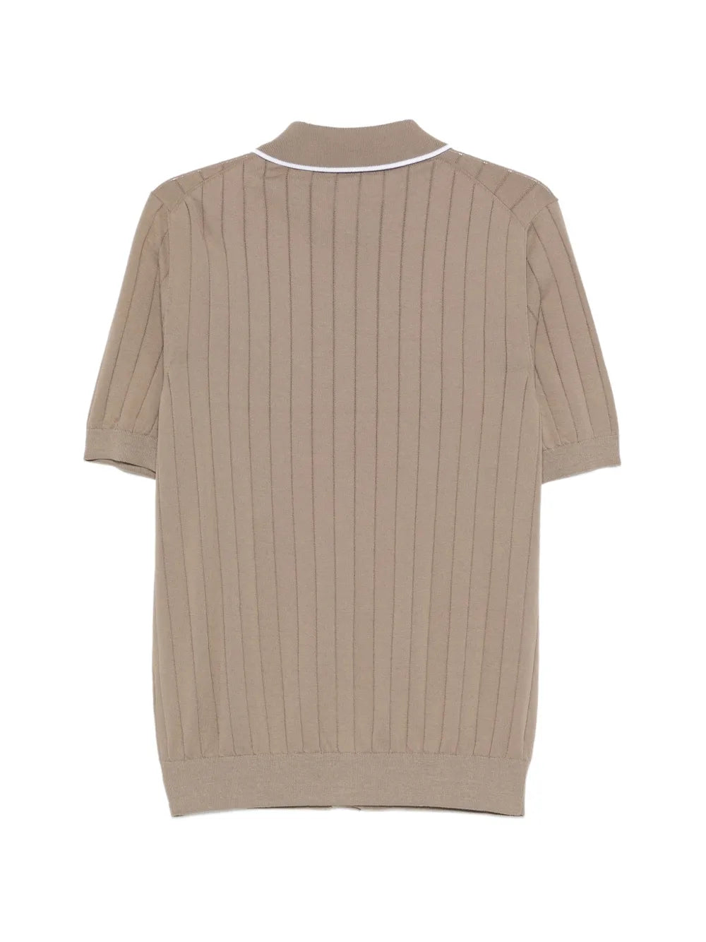 ribbed buttoned shirt
