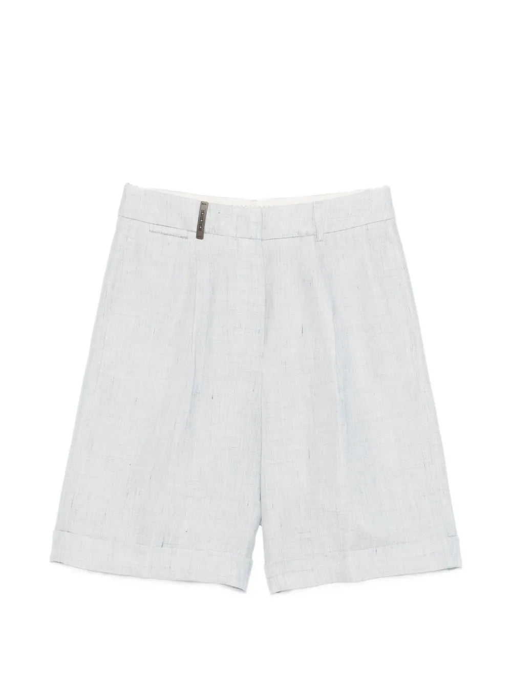 shorts sastre con dobladillo