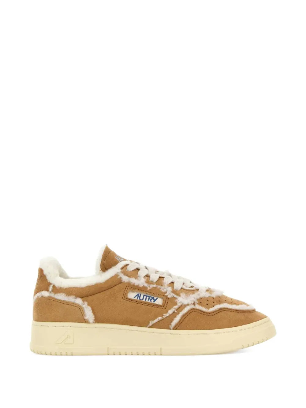 Camel suede Medalist sneakers