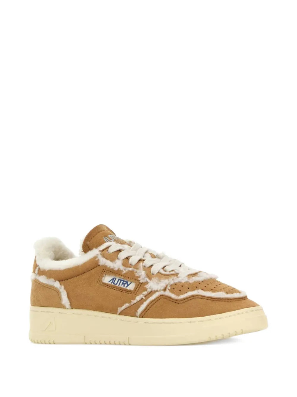 Camel suede Medalist sneakers
