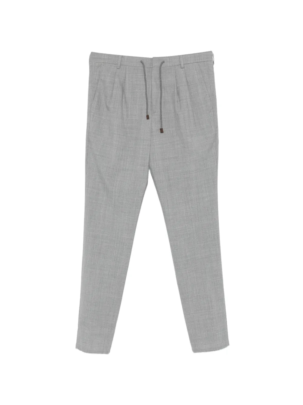 drawstring pleated trousers