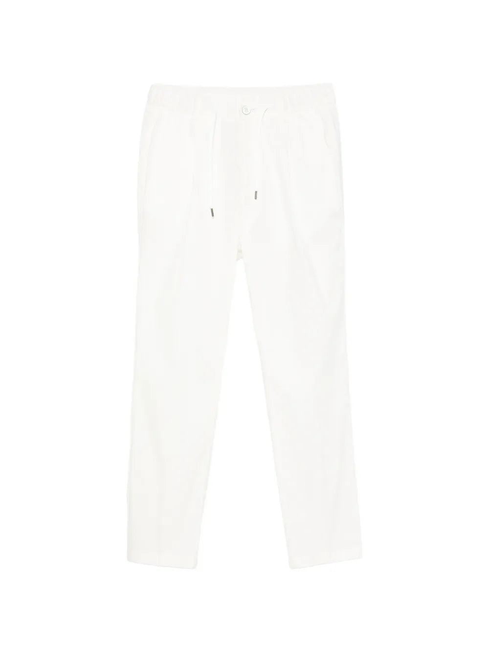 drawstring straight trousers