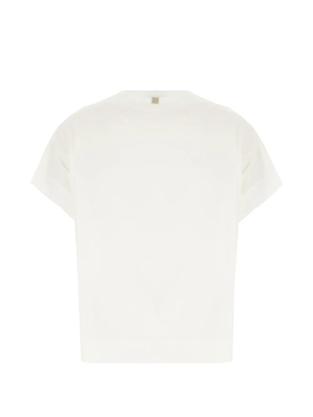 sequin-embellished embroidered T-shirt