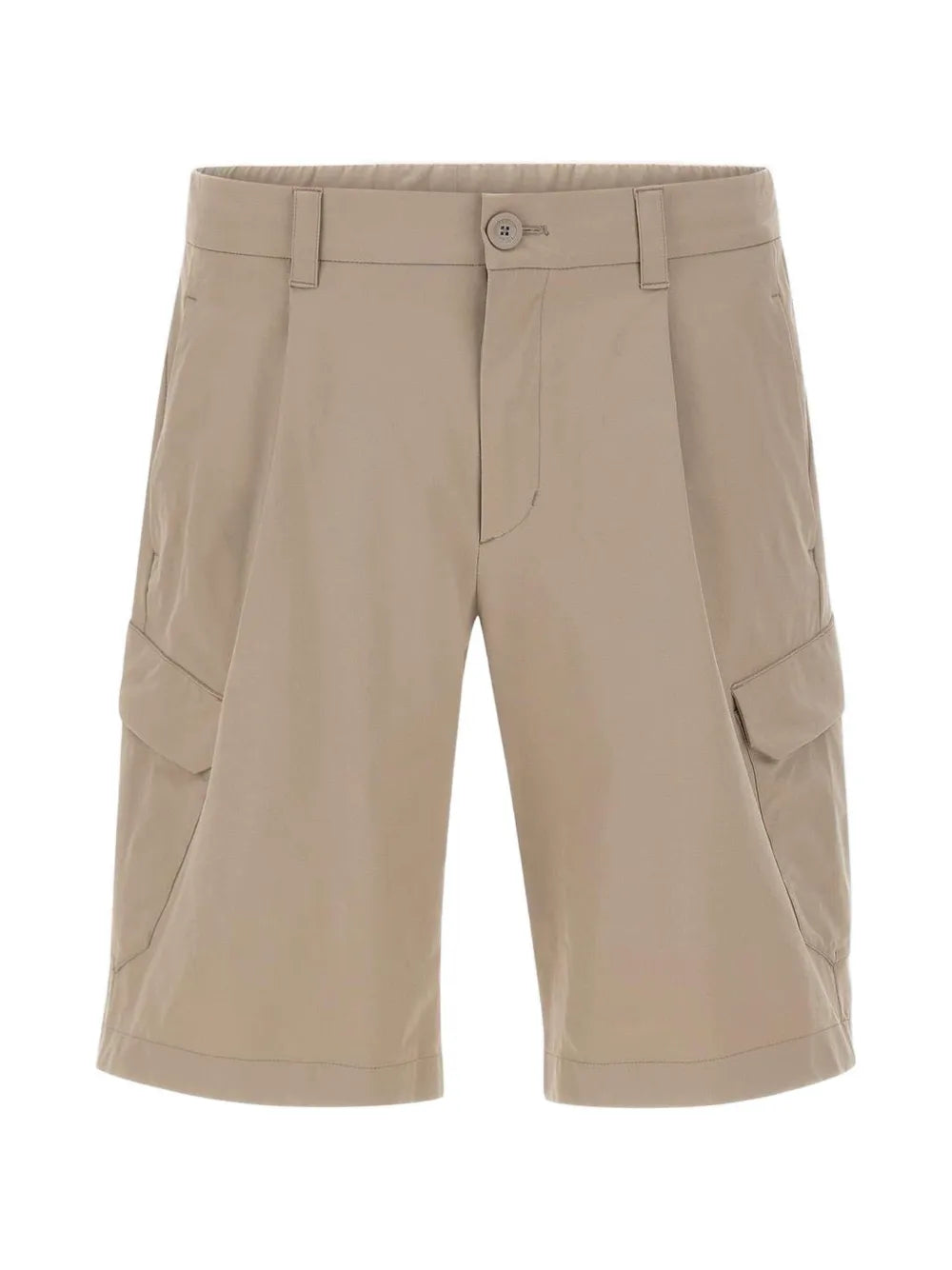 pantalones cortos cargo plisados